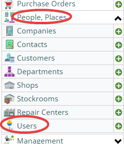 People, Places, Users
